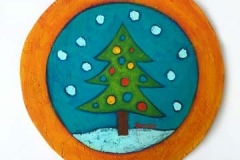 "Christmas Tree" painting by BZTAT
