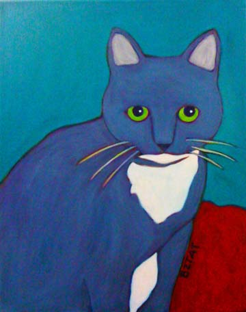 Sasha - Premiere Custom Pet Portrait Painting by BZTAT