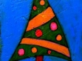 Christmas tree painting by BZTAT
